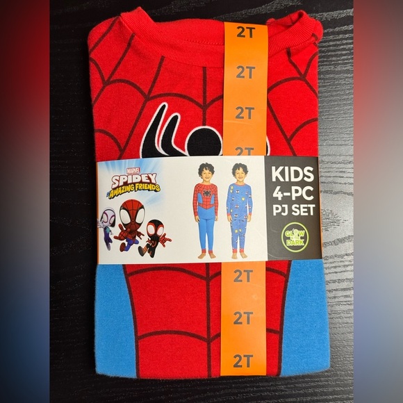 Spider-Man 4pc pajama set - Picture 1 of 4
